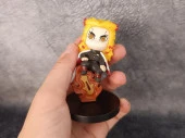 Anime Demon Slayer Rengoku 9 cm Karakter Figür Oyuncak Biblo - 2