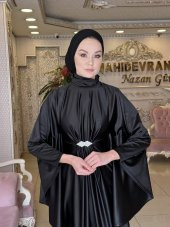 Ceylin Siyah Abiye Elbise - 5