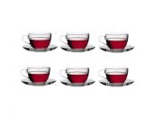 Paşabahçe Çay Fincan Takımı 97948 6Lı Basic 238cc/8oz - 1