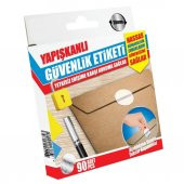 Yapışkanlı Güvenlik Etiketi Yetkisiz Erişime Karşı Koruma Sağlar 90Adet 28mm - 3