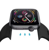 T500 + Pro Smart Watch Bluetooth Çağrı Apple & Android Uyumlu Akıllı Saat-siyah - 8