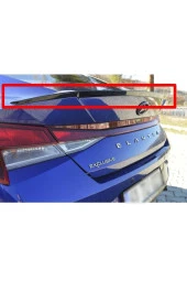 Hyundai Elantra 2021+ Uyumlu Piano Black Bagaj Üstü Spoiler - 2