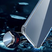 iPhone 14 Pro Max Kılıf Round Seri Köşe Korumalı Şeffaf Silikon Kapak - 6