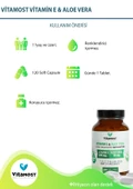Vitamin E & Alo Vera 120 Soft Jel Kapsül 550 Mg - 4