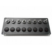 Bfy Switch Panel 8'li Kırmızı Işıklı Sigortalı - 1