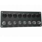 Bfy Switch Panel 8'li Kırmızı Işıklı Sigortalı - 3