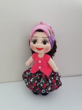 Pembeli Yöresel Köylü Kızı Bebek Amigurumi Organik Oyuncak - 1