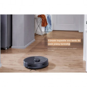 Roborock S5 Max Vacuum Cleaner Siyah Akıllı Robot Süpürge ve Paspas - 3