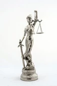 Dekoratif Zamak Adalet Terazisi Heykel Biblo 48 Cm Biblo thumbnail 1
