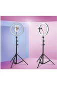 Selfie Led Işık 10inç Youtube,Makyaj,Kuaför 26cm-2m Stand - 3