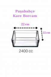Paşabahçe premium borcam kare tepsi - 2 li servis fırın tepsisi 59304 - 2