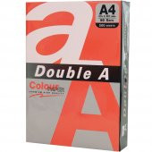 Double A Renkli Fotokobi Kağıdı 500 Lü A4 80 GR Kırmızı Renki Kağıt (1 Top 500 Yaprak) - 1