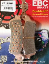 Ebc Fa261Hh 1999-2011 Honda XL 1000V Varadero Uyumlu Arka Fren Balatası Sinterli Balata thumbnail 2