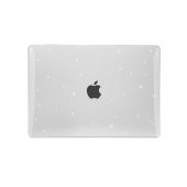 KNY Apple Macbook 15 inç Air 2023 M2 A2941 İçin Msoft AllStar Ön Arka Koruyucu Kapak Şeffaf - 5