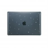 KNY Apple Macbook 15 inç Air 2023 M2 A2941 İçin Msoft AllStar Ön Arka Koruyucu Kapak Siyah - 5
