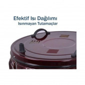 Uğur Çift Tepsili Fırın-Tepsileri Emaya Fırın-Çift Tepsili Yuvarlak Davul Fırın Uğur - 4
