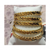 Zeygold 5 Adet Altın Kaplama Duble Adana Burma Bilezik Zeygold - 1