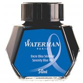Waterman Dolma Kalem Mürekkebi Cam Şişede 50 ML Mavi S0110720 - 1