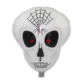 Örümcek Ağ Desenli İskelet Folyo Balon - 1