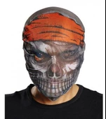 Kafaya Tam Geçmeli Bez Korsan Maskesi - Streç Korku Maskesi - 3D Baskılı Maske Model 4 thumbnail 2