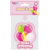 İyiki Doğdun Yazılı Asmalı İp Süs Pembe Renk 3 lü Set 12x45 cm thumbnail 2