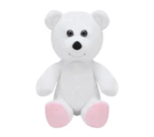 Ayı 15 cm Beyaz Pelüş Ayı Çocuk Oyuncak - 1