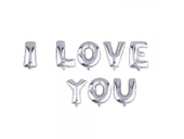 Parti Aksesuar I Love You Folyo Balon Gümüş Renk 35 CM thumbnail 1