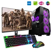 ROGAME RKT660321 INTEL i3 13100F 16GB 240SSD 1TB HDD 4GB GTX1650 24" Mon. Oyun Bilgisayarı - 1