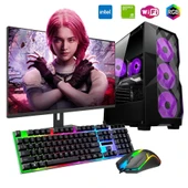 ROGAME RKT660325 INTEL i3 13100F 16GB 240SSD 1TB HDD 4GB GTX1650 27" Mon. Oyun Bilgisayarı thumbnail 1