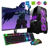 ROGAME RKT660341 INTEL i3 13100F 16GB 1TB M2 4GB GTX1650 27" Mon. Oyun Bilgisayarı thumbnail 1