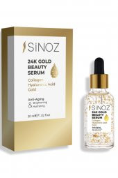 Sinoz 24K Altın Parçacıklı Kırışıklık Karşıtı Kolajen Serum 30 ML - 1