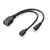 Tv stik otg 2 in1 mikro otg kablo tvbox için otg kablo - 4