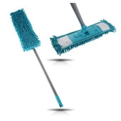 Makarna Şönil Kuru Nemli Palet Tablet Mop Yedek Seti Takımı - 3 ad Mop + Mop Tutucu + Sap - 40 Cm. thumbnail 2