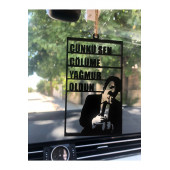 Araba Süsü Ahşap Müslüm Gürses Dikiz Aynası Süsü Hediyelik Eşya Oto Aksesuar - 2