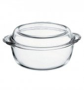 Paşabahçe Borcam Yuvarlak Kapaklı Tencere 59003 2100cc - 1