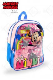Minnie Mouse Orjinal Lisanslı Ortaokul İlkokul Sırt Çantası Okul Seti - 1