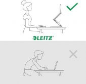 Leitz Ergo Ayarlanabilir Çok Açılı Laptop Standı Beyaz KOD:64240001 - 2