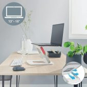 Leitz Ergo Ayarlanabilir Çok Açılı Laptop Standı Beyaz KOD:64240001 - 5