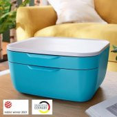 Leitz Cosy Çekmeceli Evrak Rafı - Mavi - 3