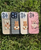 İphone 14 Opus Silikon Nakış Desenli Telefon Kılıfı - 5