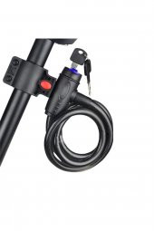 Anahtarlı Çelik Kilit Bisiklet Motosiklet Güvenlik Kilidi Bebek Arabası - 1