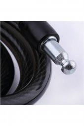 Anahtarlı Çelik Kilit Bisiklet Motosiklet Güvenlik Kilidi Bebek Arabası - 6