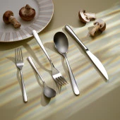 Schafer Hamburg 72 Parça Çatal Kaşık Bıçak Takımı-Gümüş03 - 1