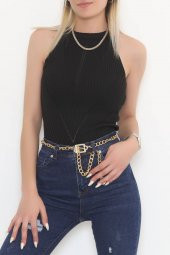 Halter Yaka Triko Atlet Siyah - 933.1019. - 1