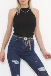Halter Yaka Triko Atlet Siyah - 933.1019. - 5