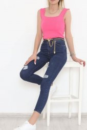 Kare Yaka Delikli Atlet Pembe - 924.1019. - 2