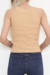 Halter Yaka Fitilli Atlet Sütlükahve - 943.1019. - 8