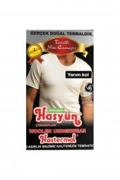 Hasyün Erkek Kısa Kollu Yün Içlik Takım(Gerçek Doğal Termaldir) thumbnail 1