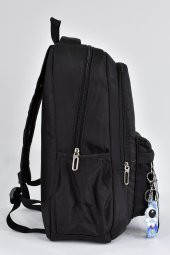 Elatae Kız Çocuk Genç Çok Gözlü Günlük Seyahat Okul Sırt Çantası Siyah 51498 thumbnail 3