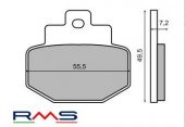 VESPA GTS 250 ARKA FREN BALATA RMS - 1